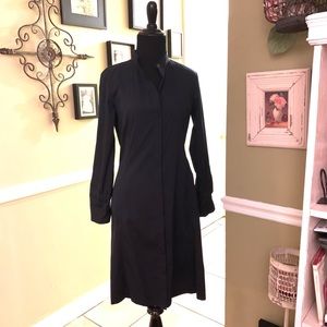 Theory button down shirt dress